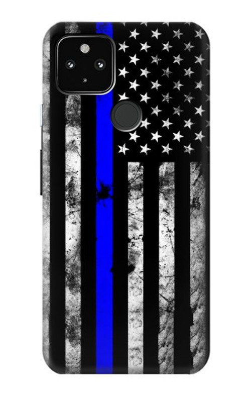 S3244 Thin Blue Line USA Case Cover Custodia per Google Pixel 4a 5G