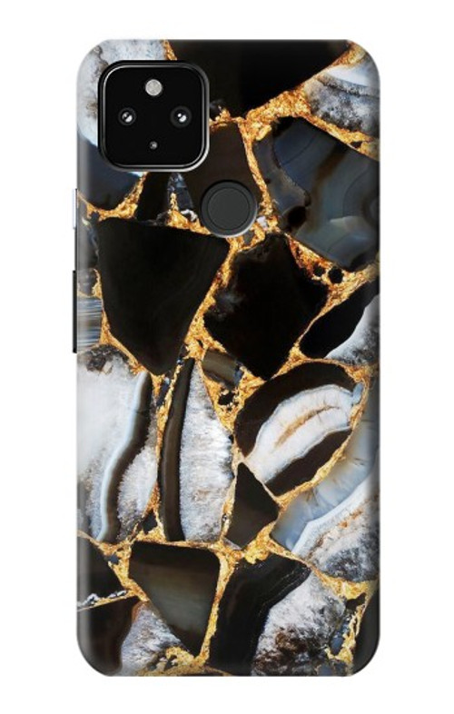 S3419 Gold Marble Graphic Print Case Cover Custodia per Google Pixel 4a 5G