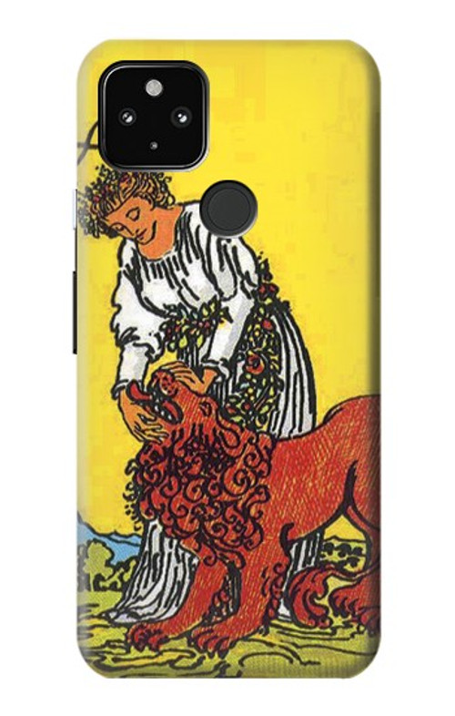 S3458 Strength Tarot Card Case Cover Custodia per Google Pixel 4a 5G