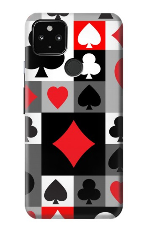 S3463 Poker Card Suit Case Cover Custodia per Google Pixel 4a 5G