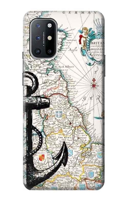 S1962 Nautical Chart Case Cover Custodia per OnePlus 8T S1962 Nautical Chart Case Cover Custodia per OnePlus 8T