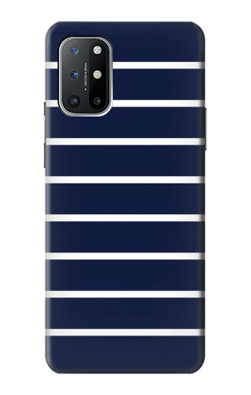S2767 Navy White Striped Case Cover Custodia per OnePlus 8T