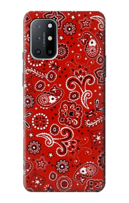 S3354 Red Classic Bandana Case Cover Custodia per OnePlus 8T