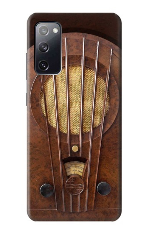 S2655 Vintage Bakelite Deco Radio Case Cover Custodia per Samsung Galaxy S20 FE S2655 Vintage Bakelite Deco Radio Case Cover Custodia per Samsung Galaxy S20 FE