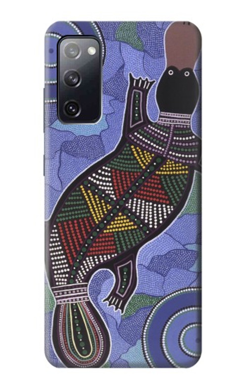 S3387 Platypus Australian Aboriginal Art Case Cover Custodia per Samsung Galaxy S20 FE