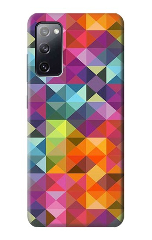 S3477 Abstract Diamond Pattern Case Cover Custodia per Samsung Galaxy S20 FE