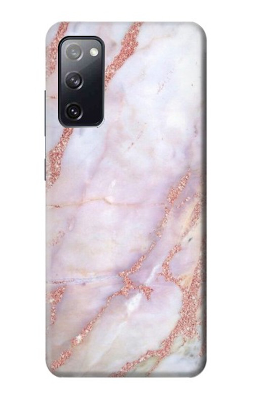 S3482 Soft Pink Marble Graphic Print Case Cover Custodia per Samsung Galaxy S20 FE