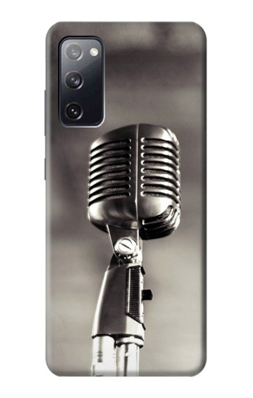 S3495 Vintage Microphone Case Cover Custodia per Samsung Galaxy S20 FE