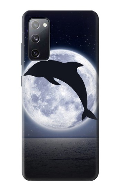 S3510 Dolphin Moon Night Case Cover Custodia per Samsung Galaxy S20 FE