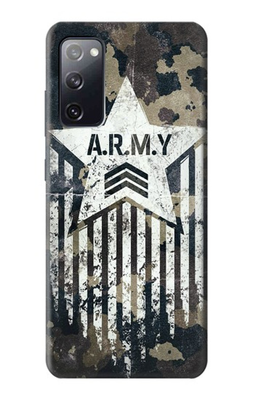 S3666 Army Camo Camouflage Case Cover Custodia per Samsung Galaxy S20 FE