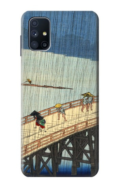 S3347 Utagawa Hiroshige Sudden shower Case Cover Custodia per Samsung Galaxy M51