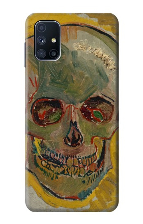 S3359 Vincent Van Gogh Skull Case Cover Custodia per Samsung Galaxy M51