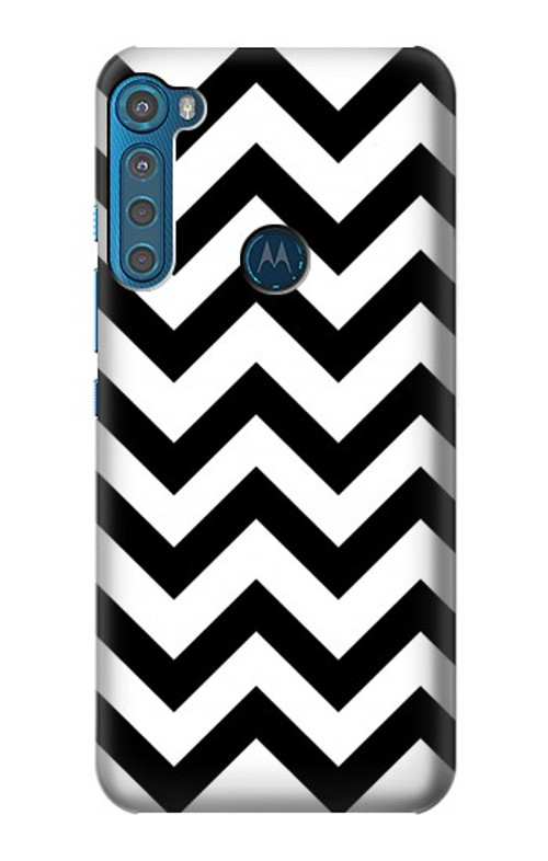 S1613 Chevron Zigzag Case Cover Custodia per Motorola One Fusion+