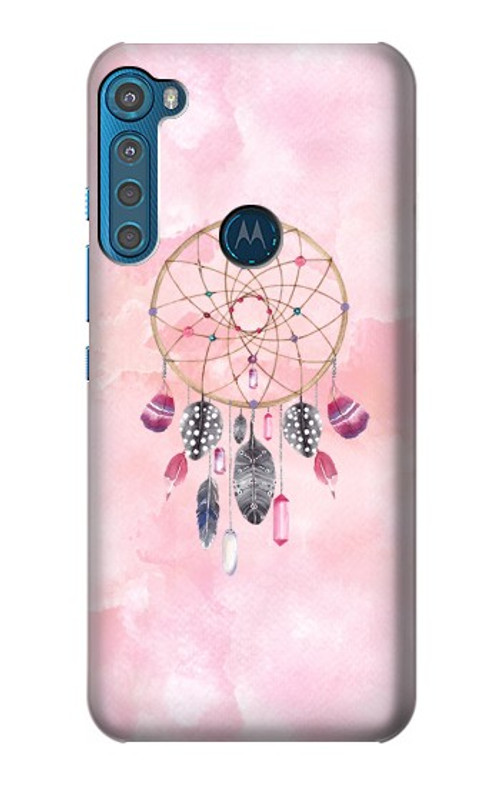 S3094 Dreamcatcher Watercolor Painting Case Cover Custodia per Motorola One Fusion+