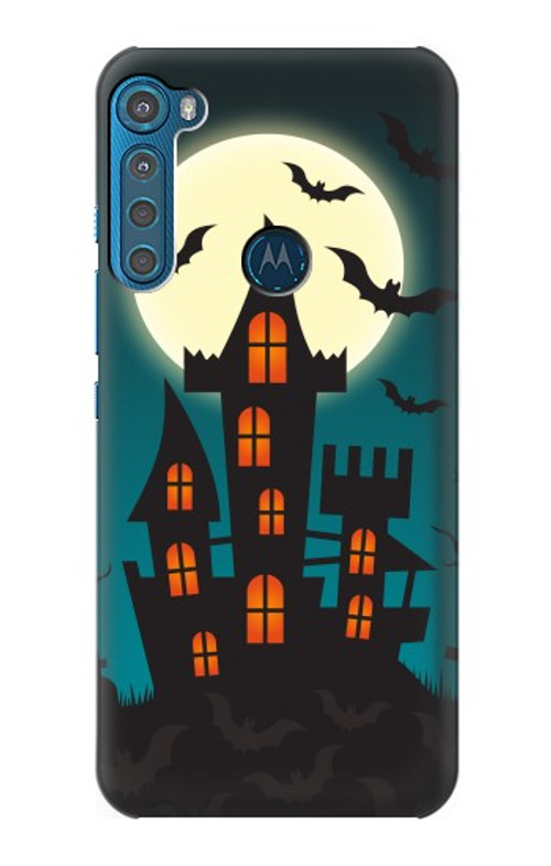 S3268 Halloween Festival Castle Case Cover Custodia per Motorola One Fusion+