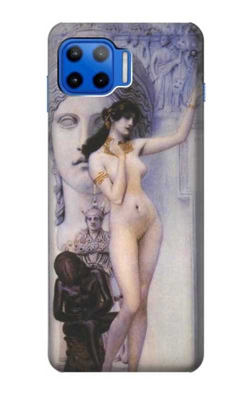 S3353 Gustav Klimt Allegory of Sculpture Case Cover Custodia per Motorola Moto G 5G Plus