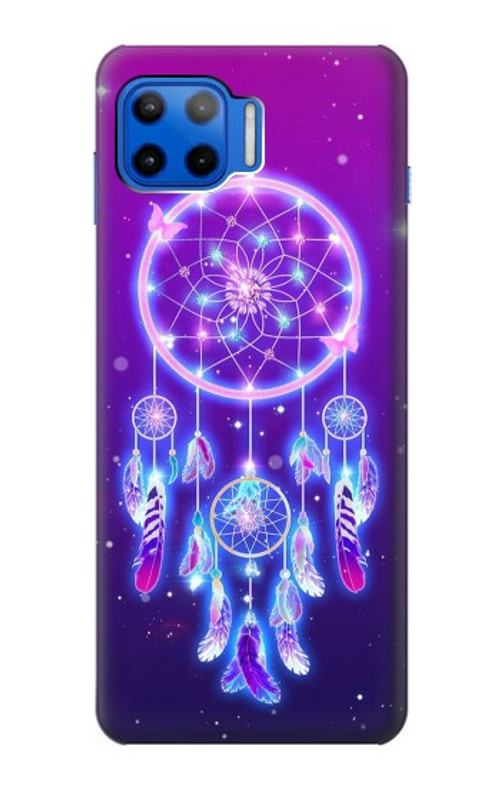 S3484 Cute Galaxy Dream Catcher Case Cover Custodia per Motorola Moto G 5G Plus