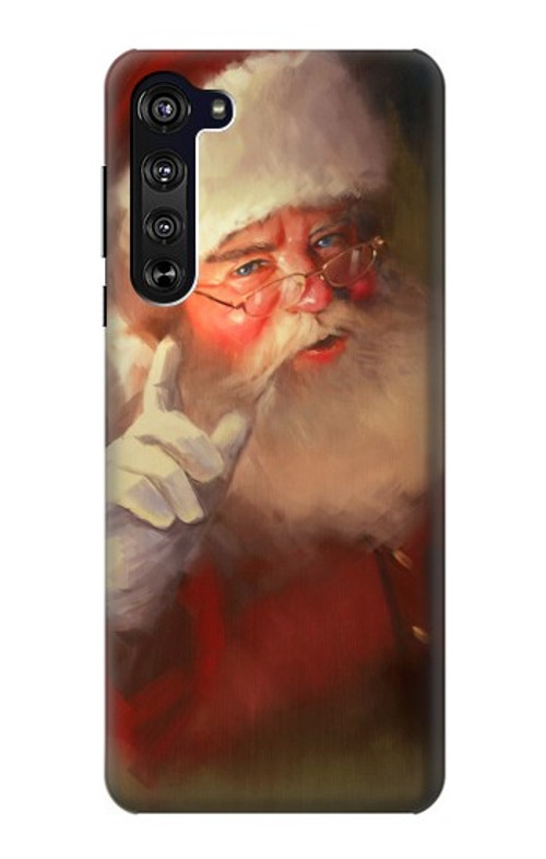 S1144 Xmas Santa Claus Case Cover Custodia per Motorola Edge