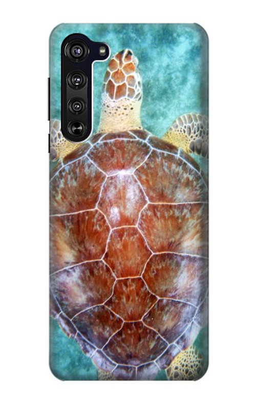 S1424 Sea Turtle Case Cover Custodia per Motorola Edge