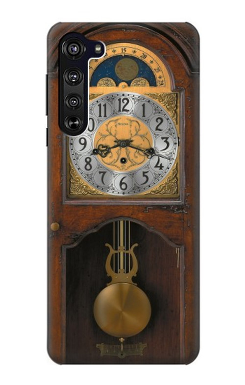 S3173 Grandfather Clock Antique Wall Clock Case Cover Custodia per Motorola Edge