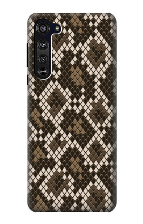 S3389 Seamless Snake Skin Pattern Graphic Case Cover Custodia per Motorola Edge