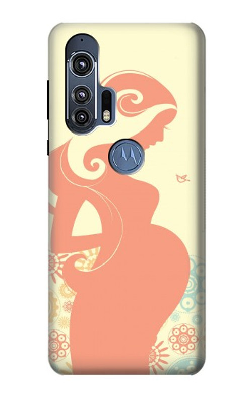 S0815 Pregnant Art Case Cover Custodia per Motorola Edge+