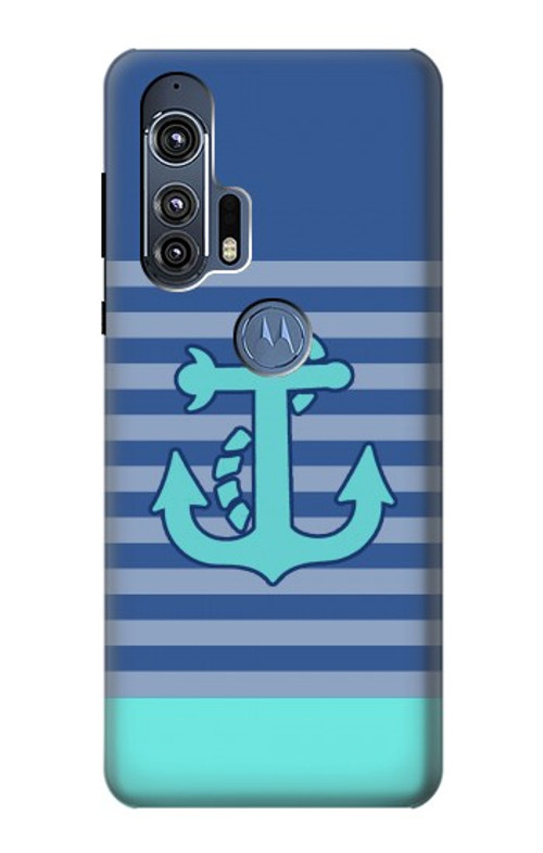 S2081 Nautical Anchor Case Cover Custodia per Motorola Edge+