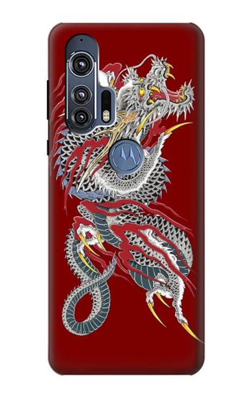 S2104 Yakuza Dragon Tattoo Case Cover Custodia per Motorola Edge+