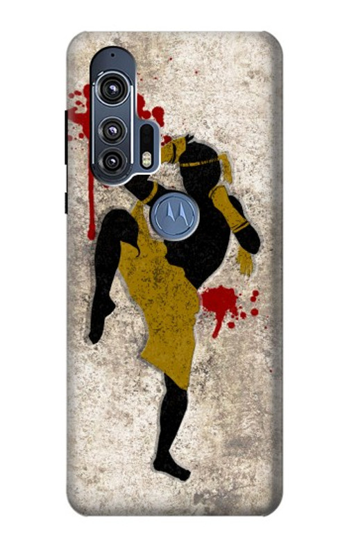 S2635 Muay Thai Kickboxing Fight Blood Case Cover Custodia per Motorola Edge+