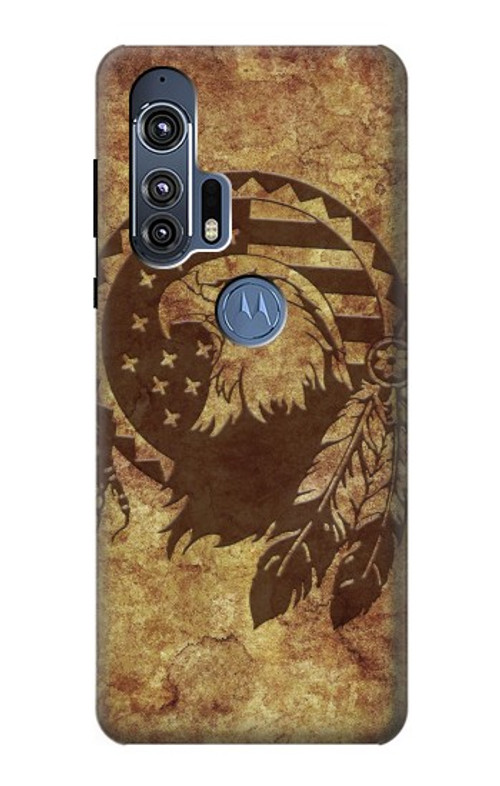 S3378 Native American Case Cover Custodia per Motorola Edge+