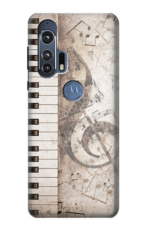 S3390 Music Note Case Cover Custodia per Motorola Edge+