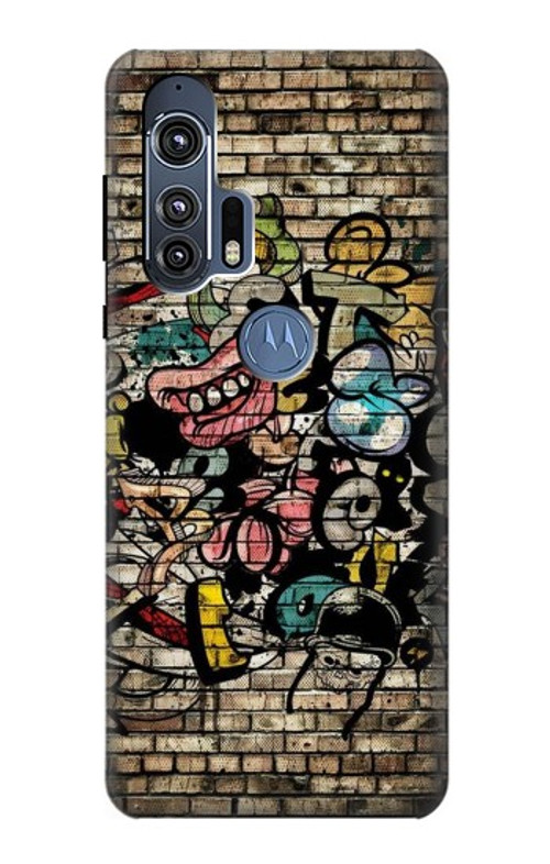 S3394 Graffiti Wall Case Cover Custodia per Motorola Edge+