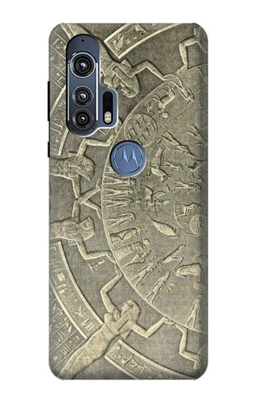 S3396 Dendera Zodiac Ancient Egypt Case Cover Custodia per Motorola Edge+
