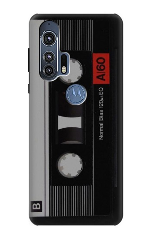 S3516 Vintage Cassette Tape Case Cover Custodia per Motorola Edge+