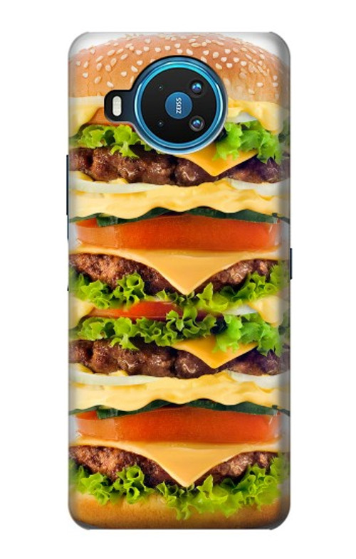 S0790 Hamburger Case Cover Custodia per Nokia 8.3 5G