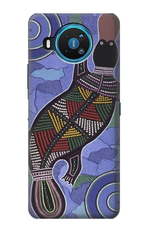 S3387 Platypus Australian Aboriginal Art Case Cover Custodia per Nokia 8.3 5G