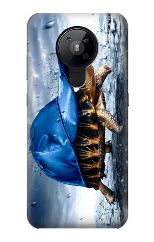 S0084 Turtle in the Rain Case Cover Custodia per Nokia 5.3