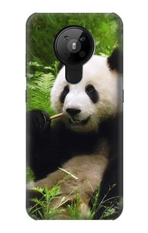 S1073 Panda Enjoy Eating Case Cover Custodia per Nokia 5.3