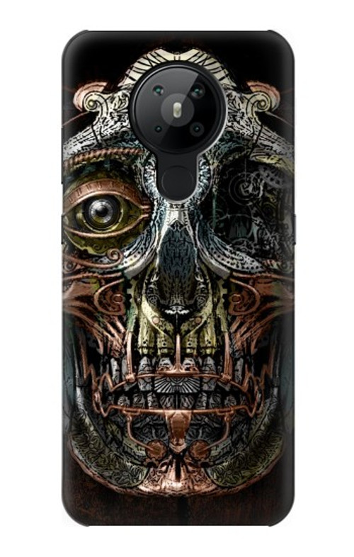 S1685 Steampunk Skull Head Case Cover Custodia per Nokia 5.3