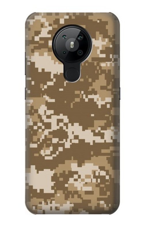 S3294 Army Desert Tan Coyote Camo Camouflage Case Cover Custodia per Nokia 5.3