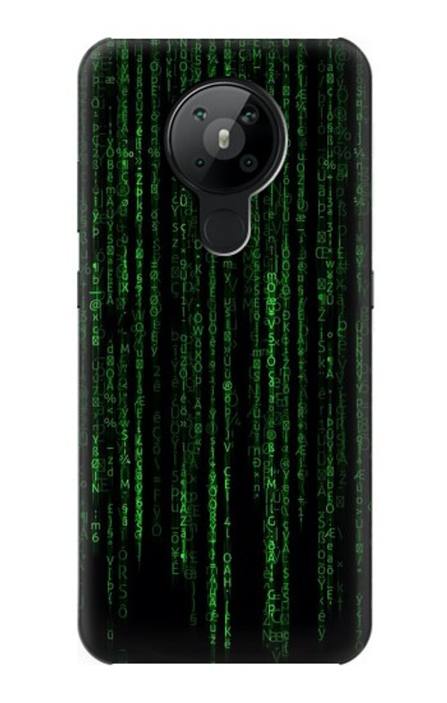 S3668 Binary Code Case Cover Custodia per Nokia 5.3