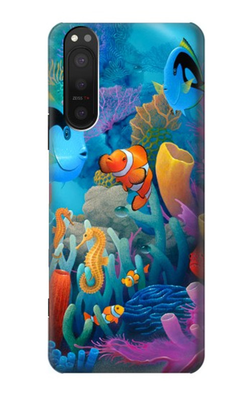 S3227 Underwater World Cartoon Case Cover Custodia per Sony Xperia 5 II