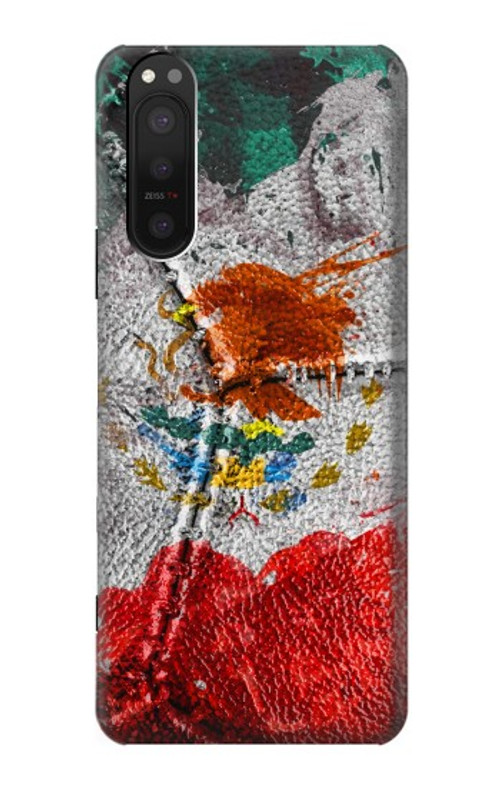 S3314 Mexico Flag Vinatage Football Graphic Case Cover Custodia per Sony Xperia 5 II