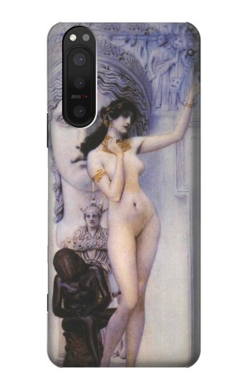 S3353 Gustav Klimt Allegory of Sculpture Case Cover Custodia per Sony Xperia 5 II