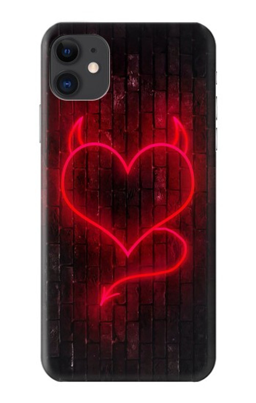 S3682 Devil Heart Case Cover Custodia per iPhone 11