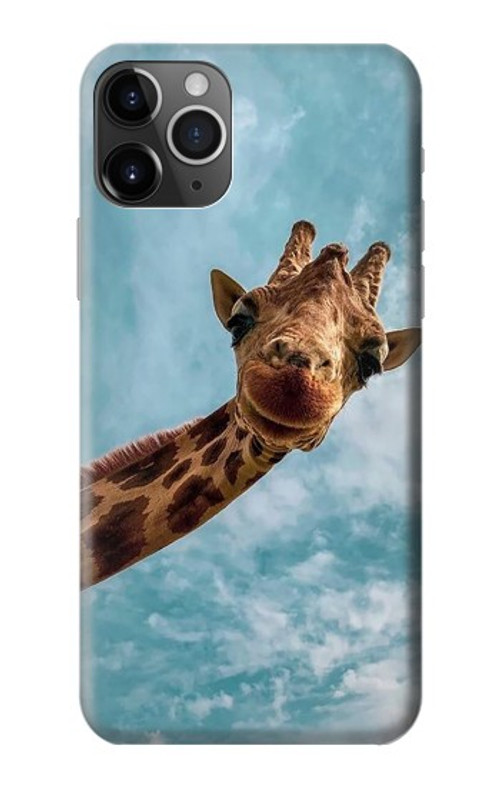 S3680 Cute Smile Giraffe Case Cover Custodia per iPhone 11 Pro