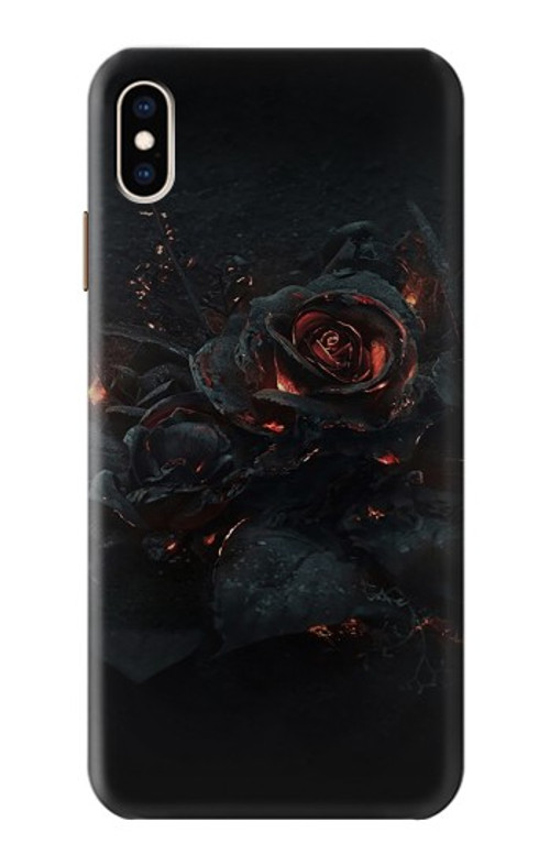 S3672 Burned Rose Case Cover Custodia per iPhone XS Max
