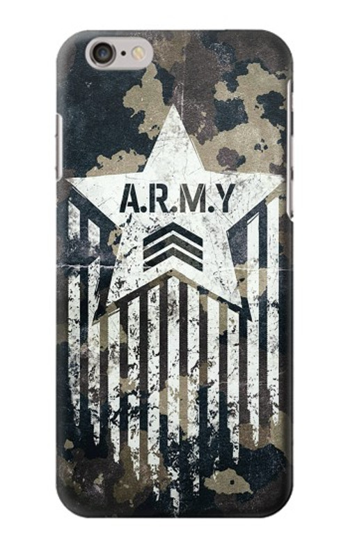 S3666 Army Camo Camouflage Case Cover Custodia per iPhone 6 Plus, iPhone 6s Plus