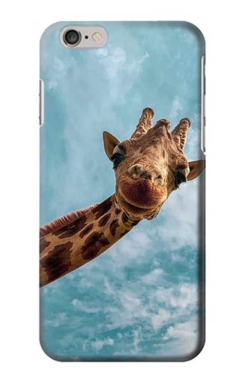 S3680 Cute Smile Giraffe Case Cover Custodia per iPhone 6 Plus, iPhone 6s Plus