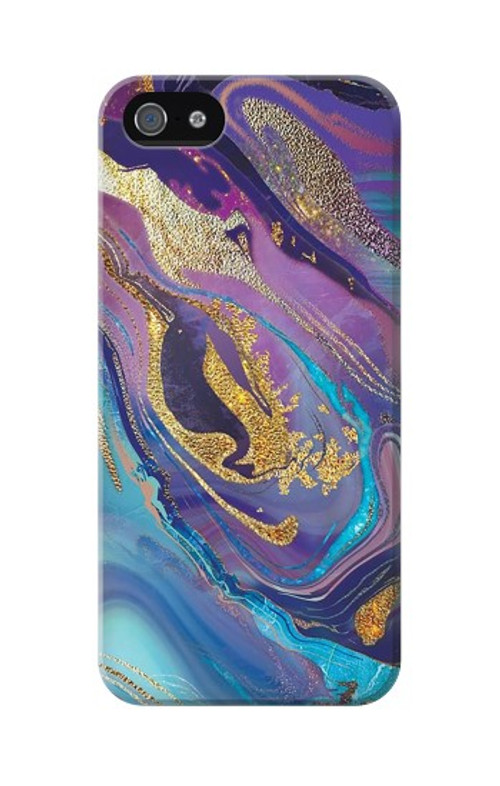 S3676 Colorful Abstract Marble Stone Case Cover Custodia per iPhone 5 5S SE